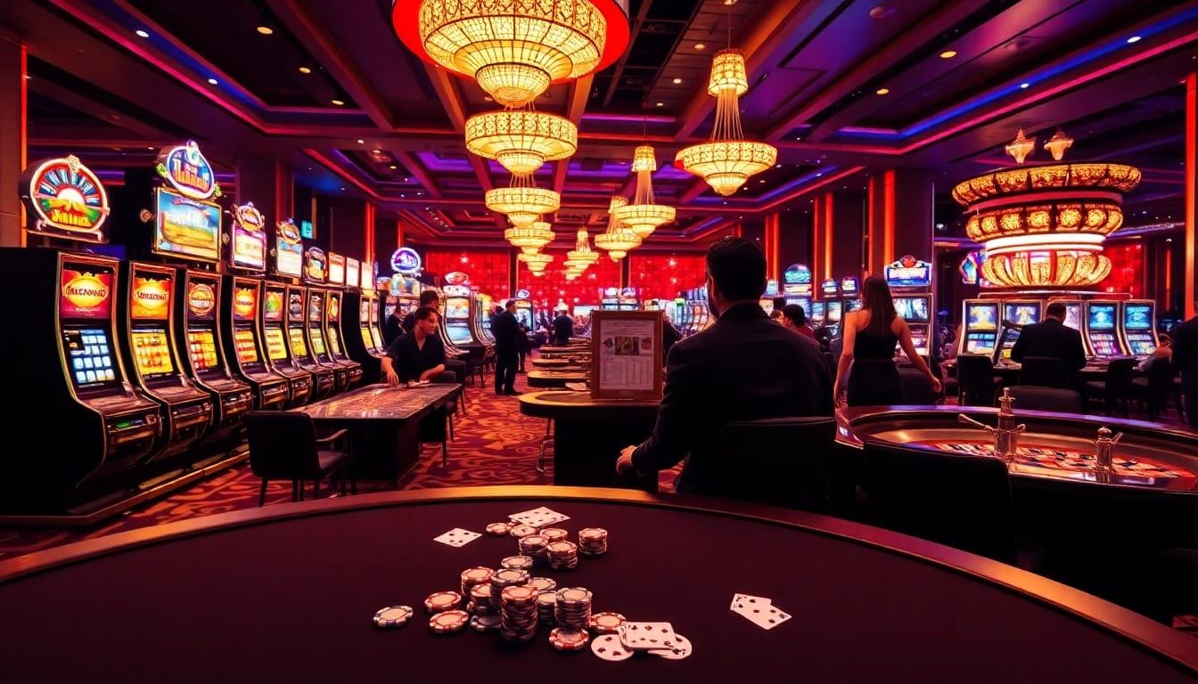 Hitclub players enjoying a thrilling casino experience at a luxurious gaming table.