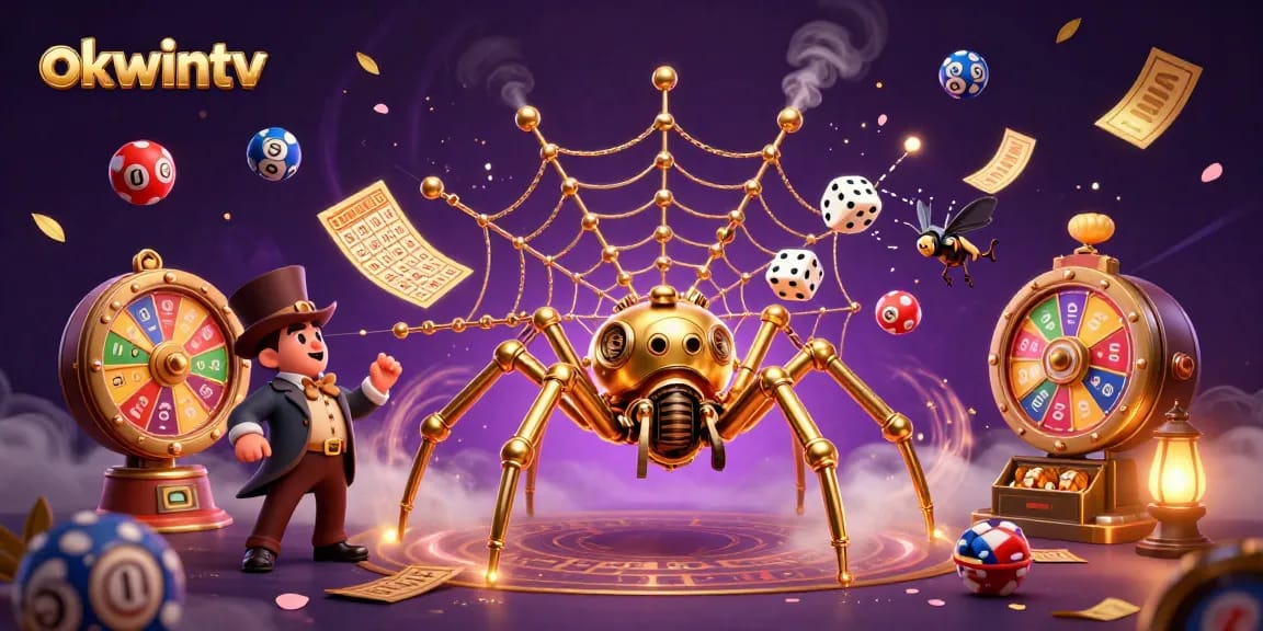 Catch exciting moments on okwintv with vibrant gambling elements and dynamic animated visuals.