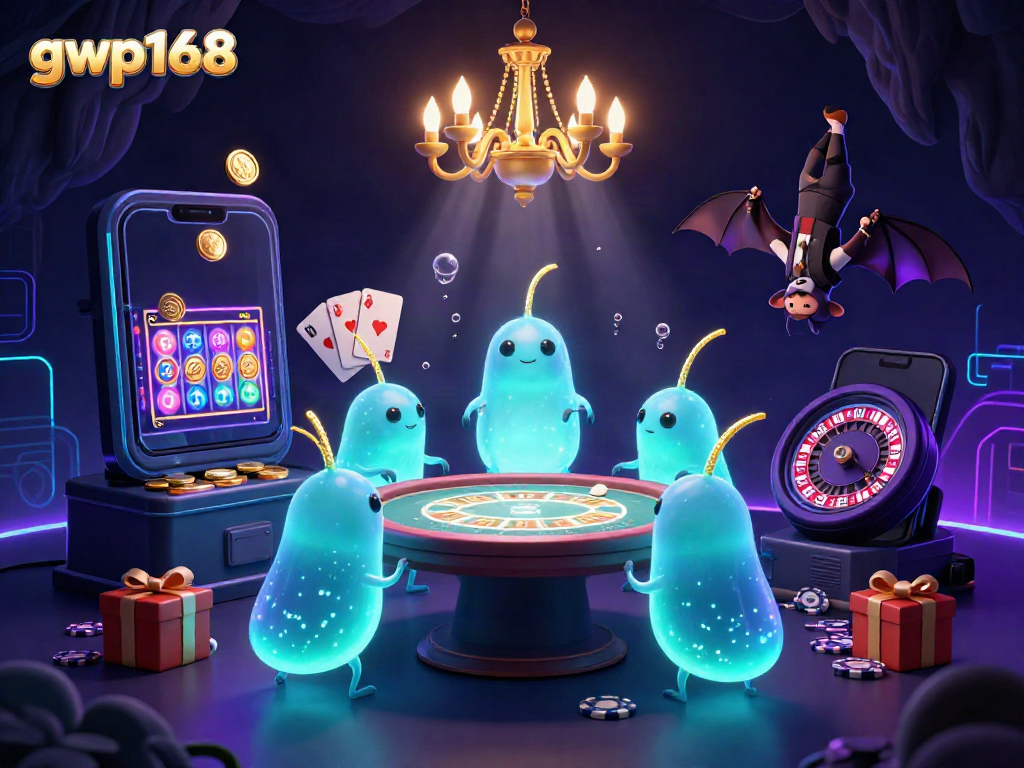 GWP168 menghadirkan suasana perjudian dengan glowworms dan dealer kelelawar di kasino gua yang bercahaya