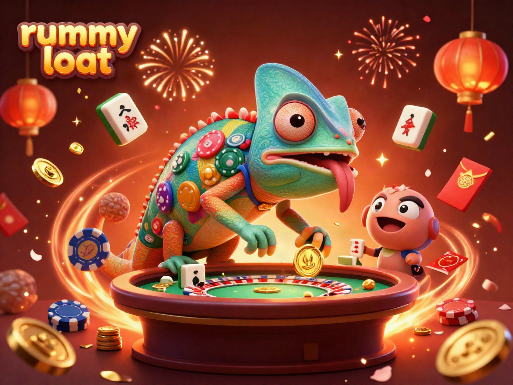 Experience the thrill of rummy loot with vibrant characters and dynamic gameplay elements.