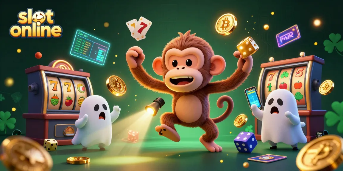Mesin slot online menyajikan pengalaman menyenangkan dengan karakter playful dan karakter pemburu hantu yang terpesona di kasino.