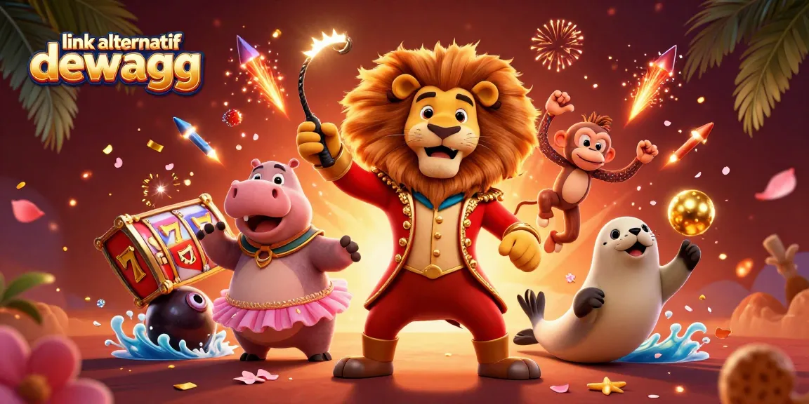 Join the excitement with link alternatif dewagg as colorful characters spin slot reels and spread joy.