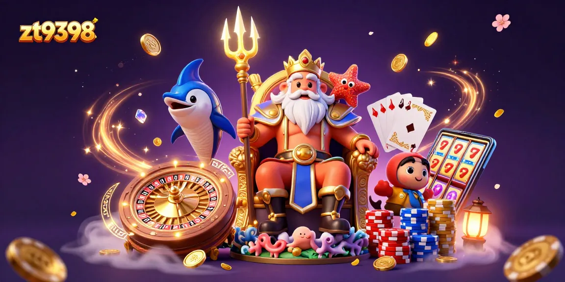 Experience thrilling gameplay at zt9398 with vibrant casino elements, lively characters, and dynamic gaming action.