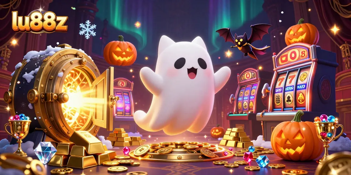 lu88z invites players to win in a captivating haunted casino scene with treasures and excitement.