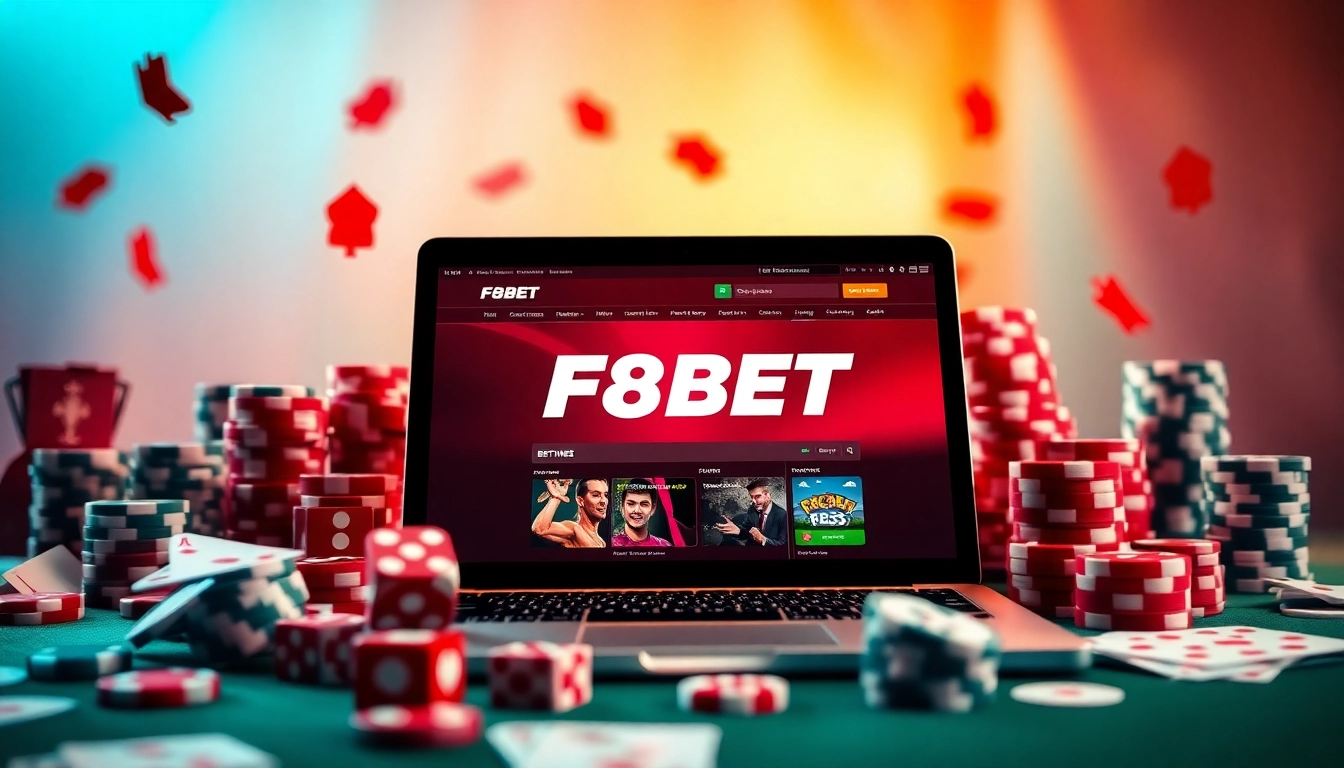 Experience seamless online betting at https://f8bet.io/ with vibrant casino elements.