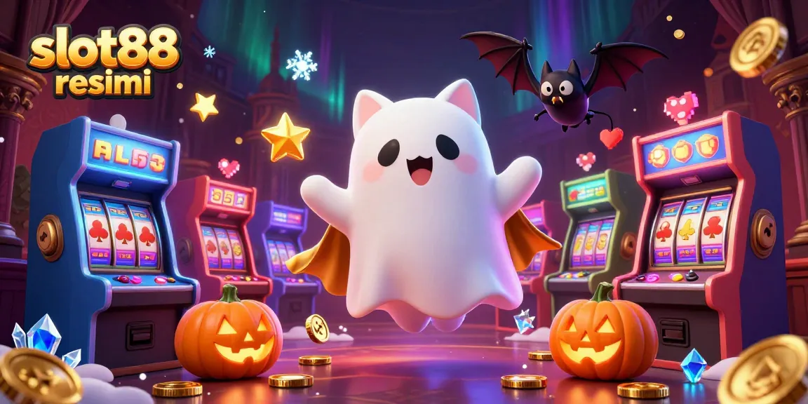 Experience thrilling gameplay at slot88 resmi with captivating characters in a vibrant casino scene.