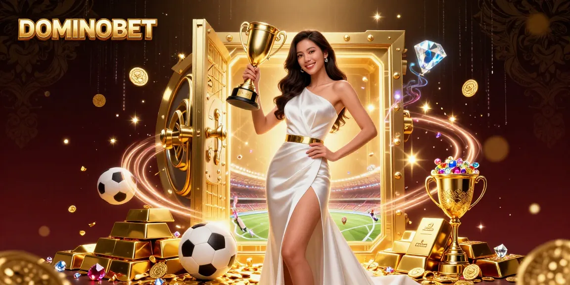 Engage with DOMINOBET and win big with stunning visuals in an online casino atmosphere.