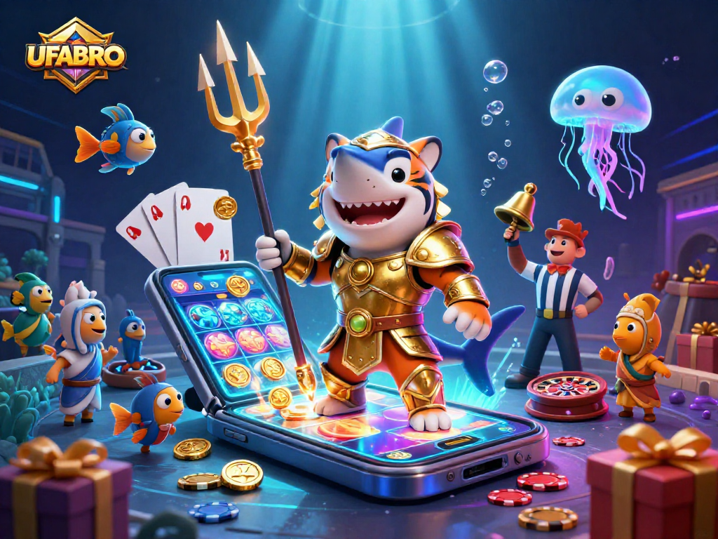 Join the action at UFABRO for exciting slot games with golden coins and vibrant visuals.