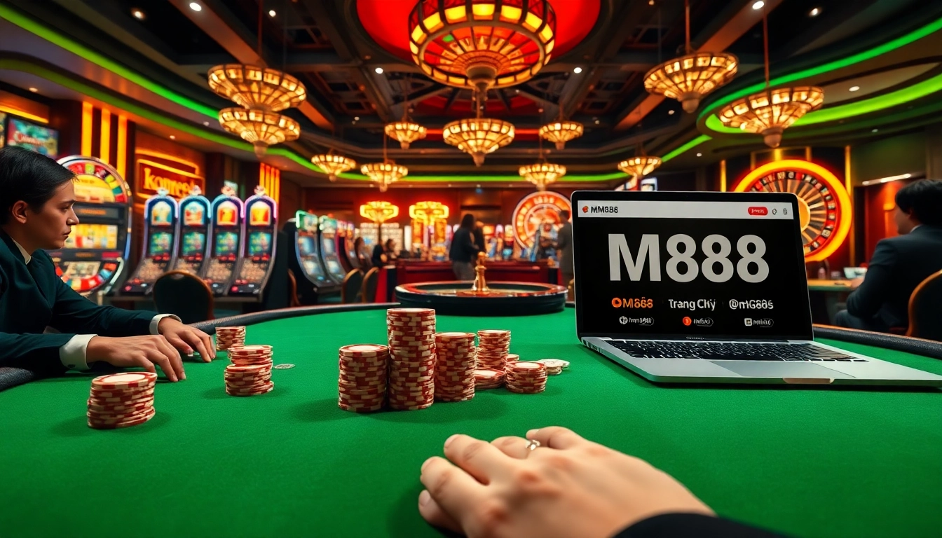 Experience the thrill of winning at trang chủ mm88 with a high-stakes poker game, luxurious settings, and excitement.