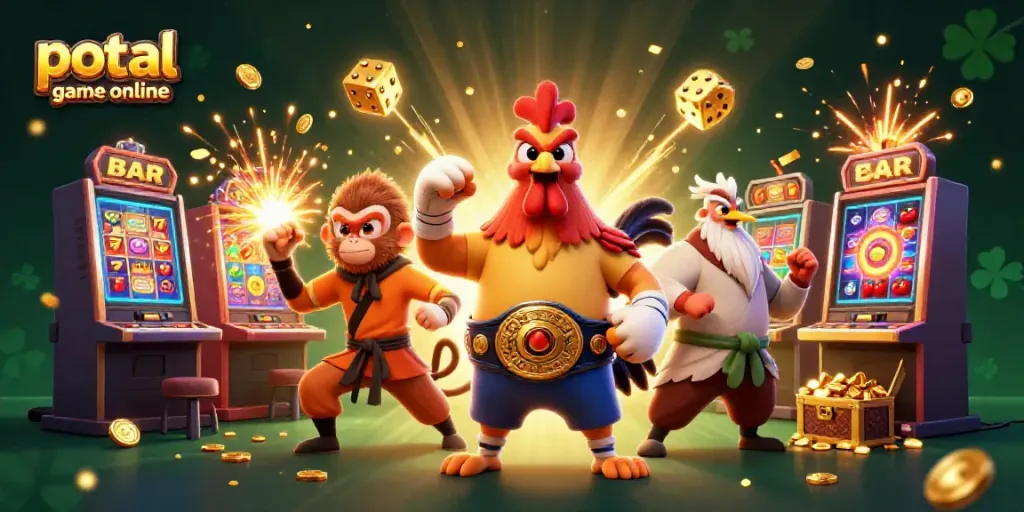 Experience thrilling action in the portal game online with vibrant casino elements and engaging characters.