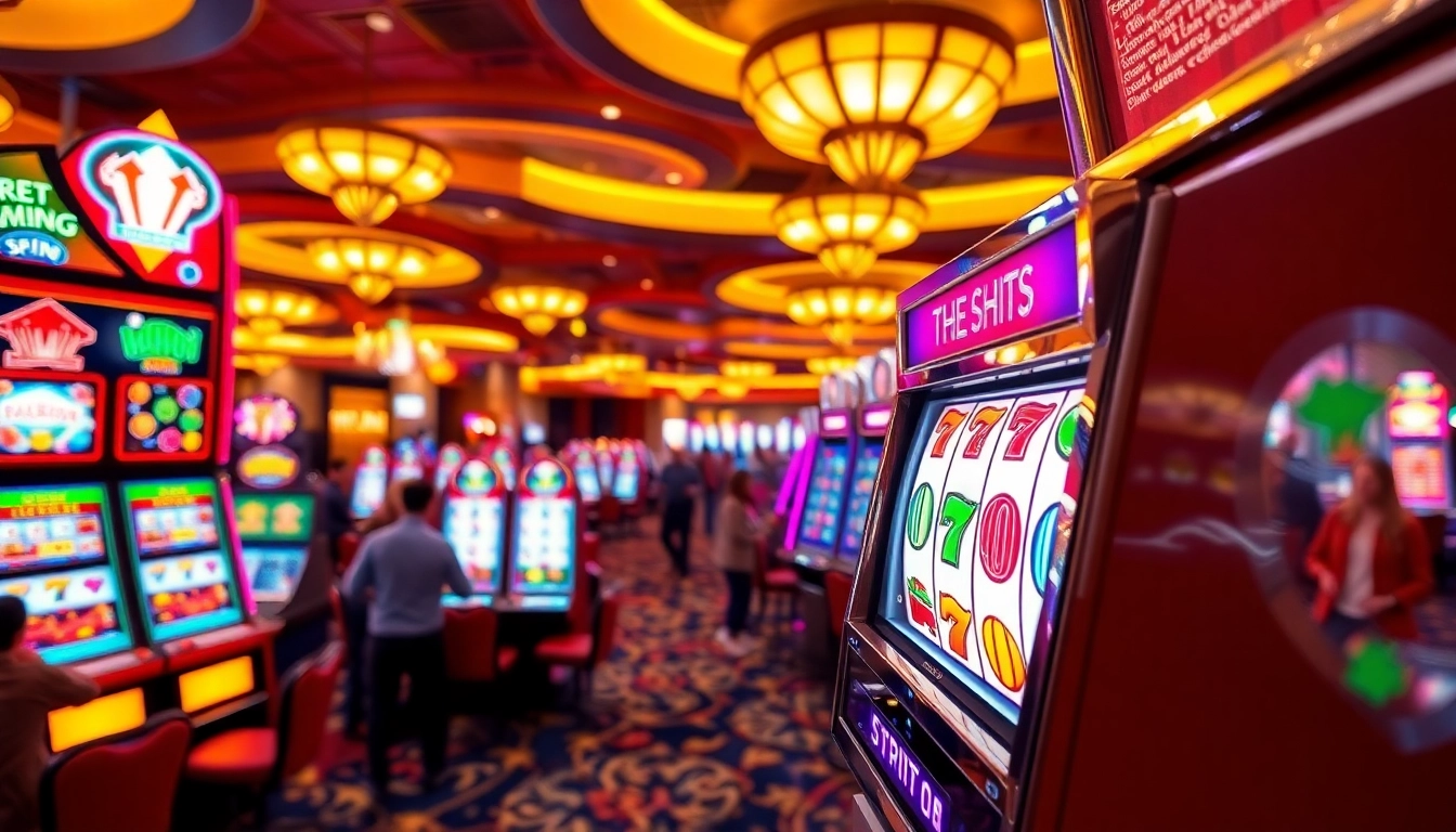 Engaging Slots machine attracting players in a vibrant casino setting.