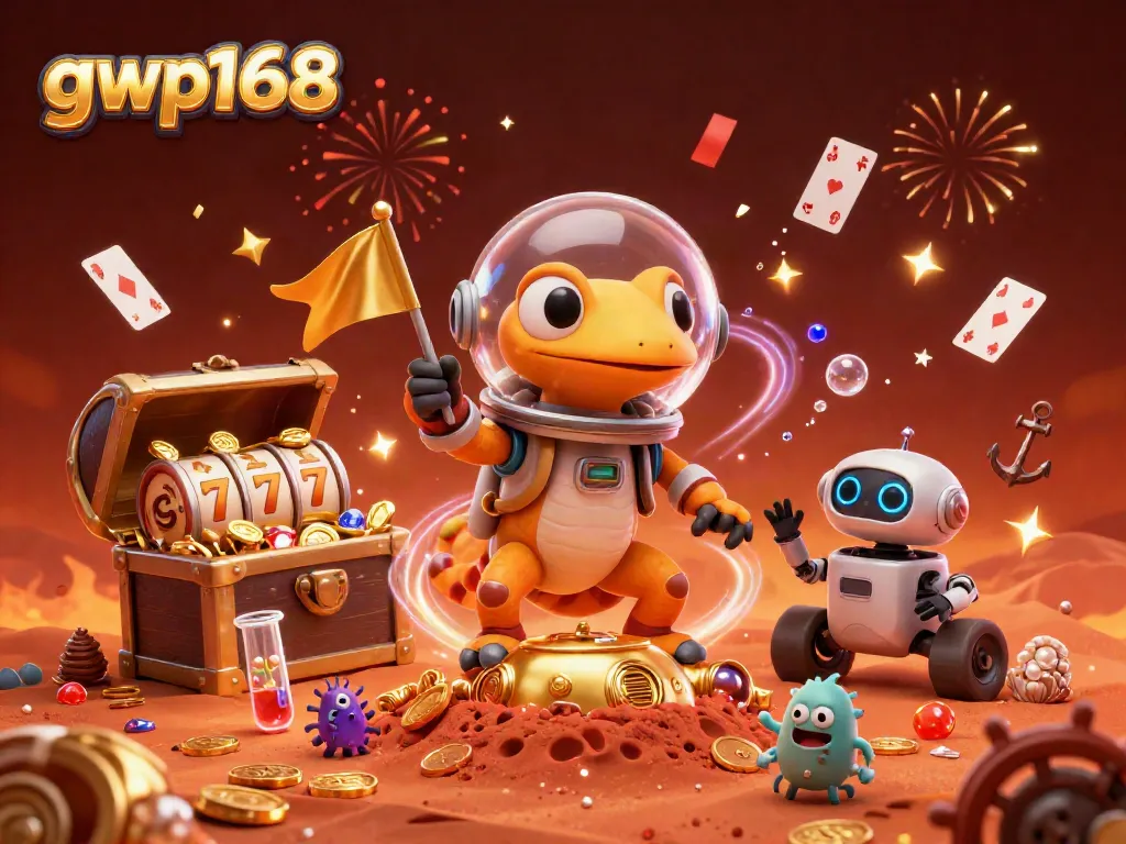 Kemenangan gembira dalam gwp168; Gecko Mars menemukan kasino emas dengan kehebohan di sekitar.