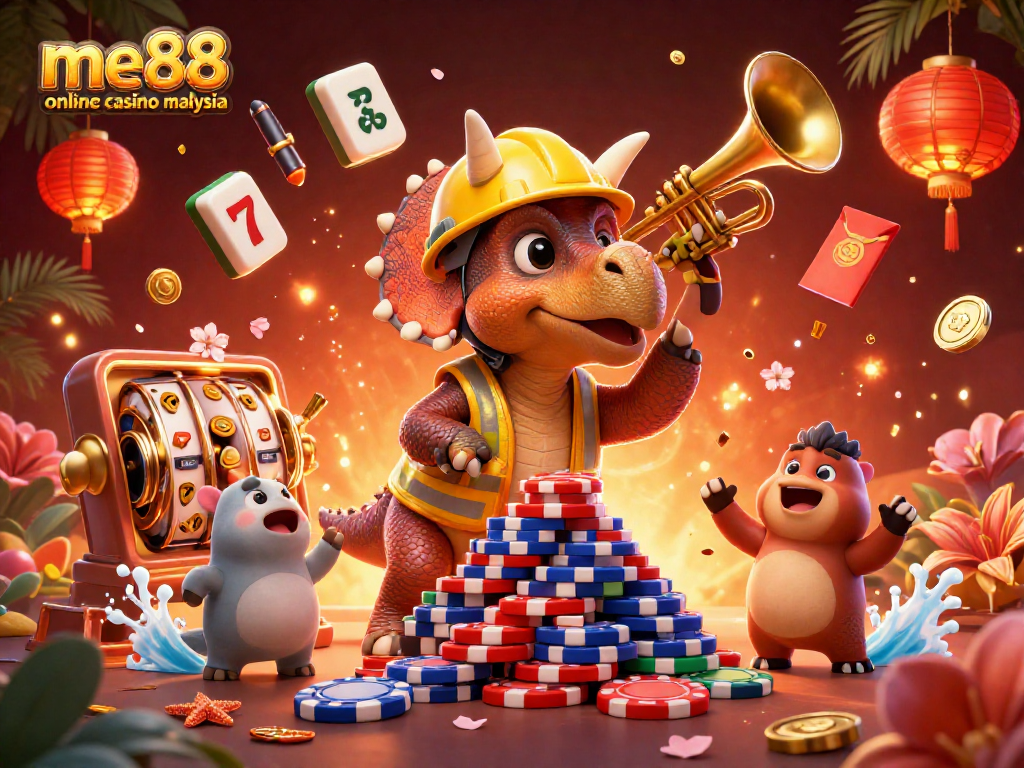 Experience excitement at me88 online casino malaysia with festive gaming elements and engaging characters.
