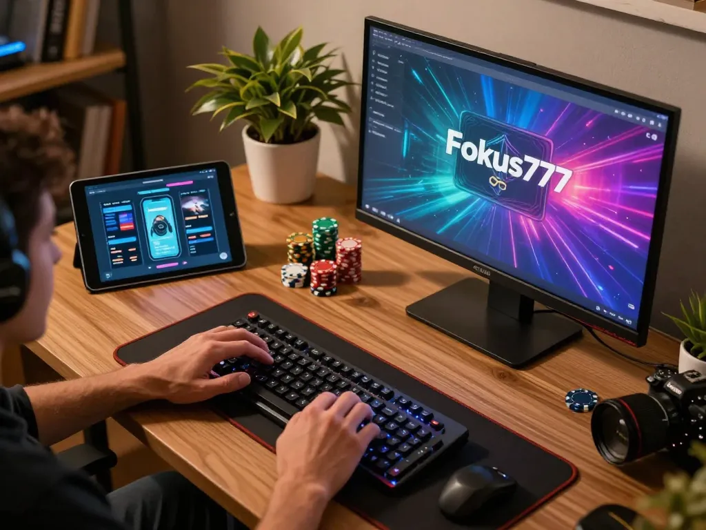 Engaging gameplay on Fokus777 with dynamic user interaction and vibrant gaming visuals