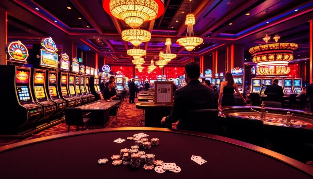 Hitclub players enjoying a thrilling casino experience at a luxurious gaming table.